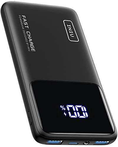 INIU Batterie Externe, 22.5W Power Bank 10500mAh, Batterie Portable (USB C Input&amp;Output) PD3.0 QC4.0 Charge Rapide LED Power Bank, Compatible avec iPhone 14 13 12 11 X Samsung Xiaomi Huawei iPad etc.