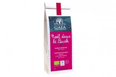 100 g Rooibos bio Noël dans le Bush / Dans le Bush - Poire - Cacao - Les Jardins de Gaïa