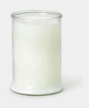 Bougie pot en verre