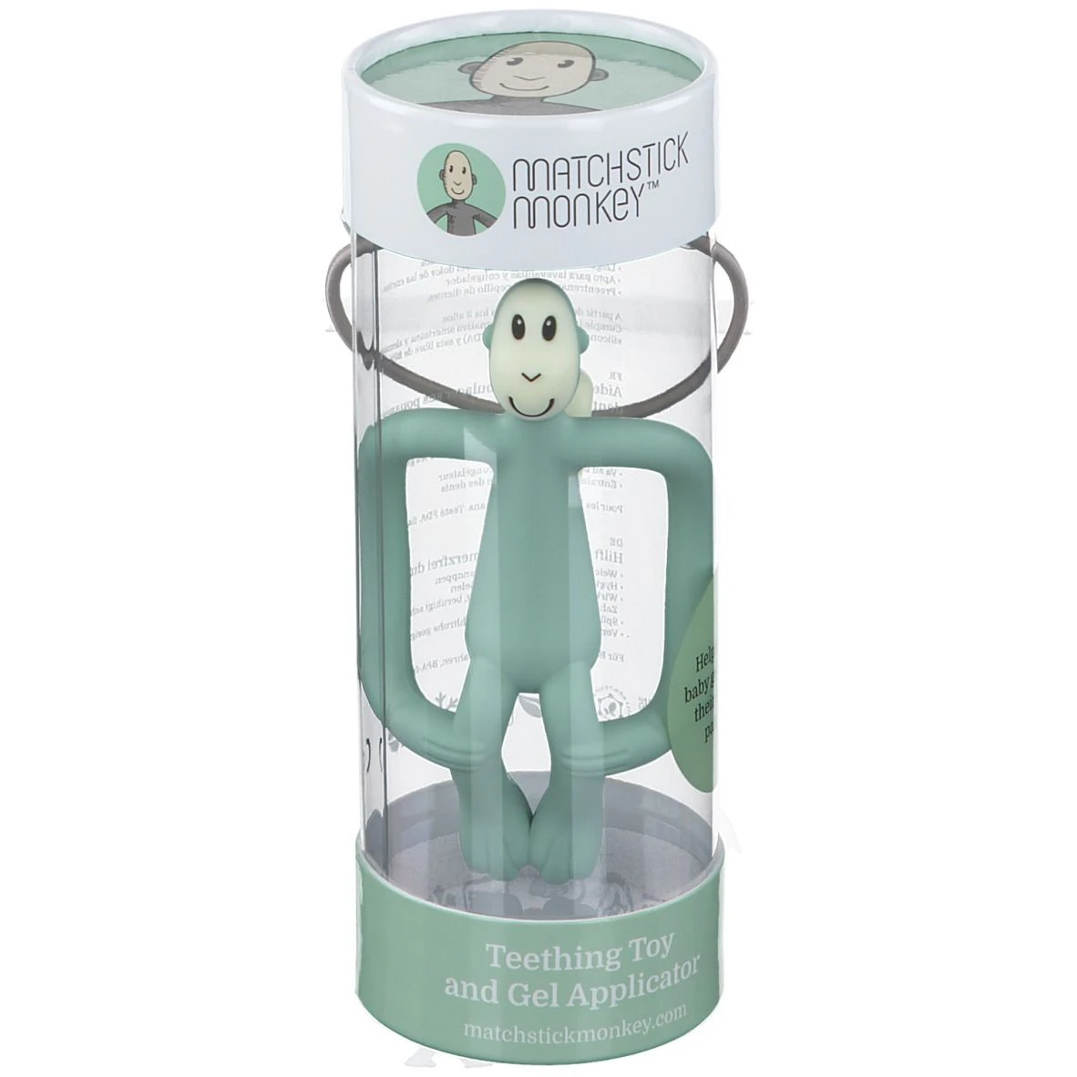 Matchstick Monkey Bijtring Muntgroen 1 St - Farmaline