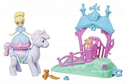 OTTO Balade en Poney de Cendrillon - Mini-poupée - mouvements Magiques - Disney Princess Little Kingdom : Amazon.fr: Jeux et Jouets