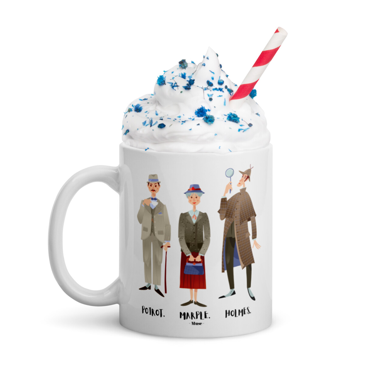 Mug - Hercule Poirot, Miss Marple et Sherlock Holmes