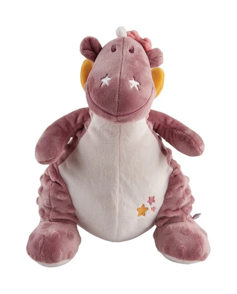 Peluche Doudou Victoria 25 cm Mauve Fille Mia &	 | Noukie's
