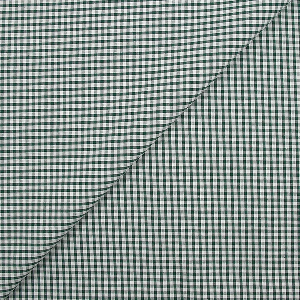 Coton Vichy 3mm vert foncé