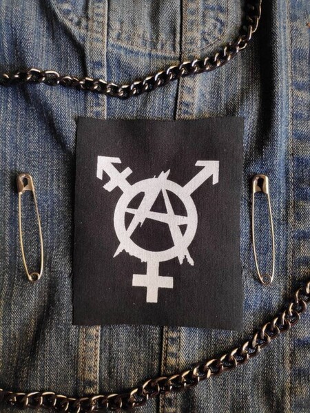 Egalité trans -patchs punk transgenres-Patchs pour vestes-Patch-Vêtements Punk-Patchs Lgbtq-Accessoires Punk-Patchs Antifa
