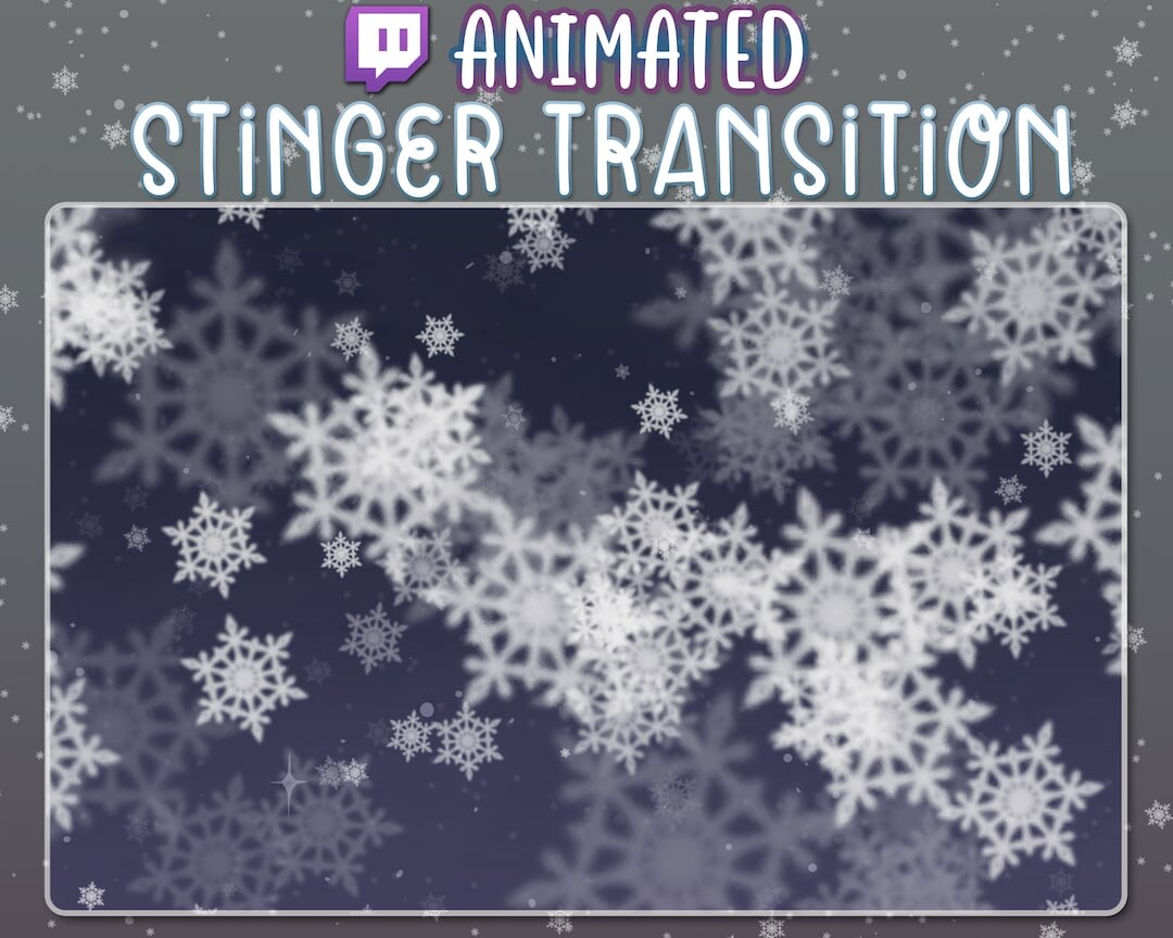  Transition  de scene pour noel