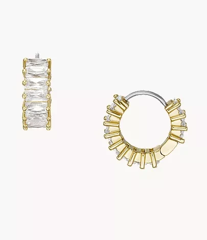 Créoles Hazel en laiton, doré