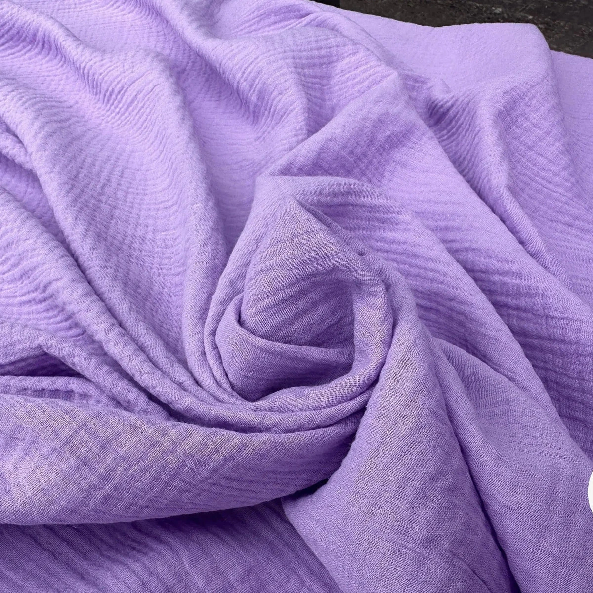 DOUBLE GAZE DE COTON PARME UNIE