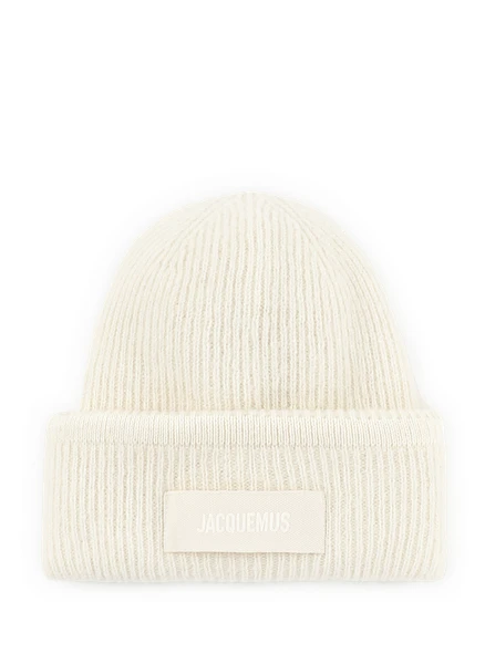 Le bonnet gros grain Beige Jacquemus - Femme | Printemps.com
