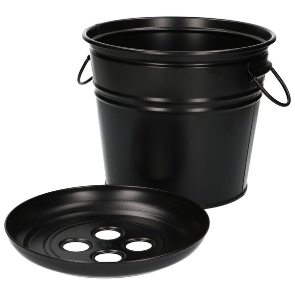Seau à compost, zinc