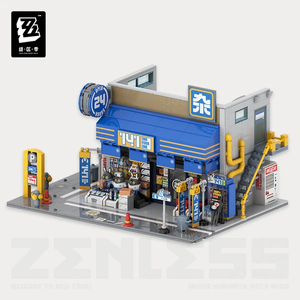 Zenless Zone Zero : Blocs de construction - 141 Convenience Store - 6th Street Series Vol.1 - Gacha Merch