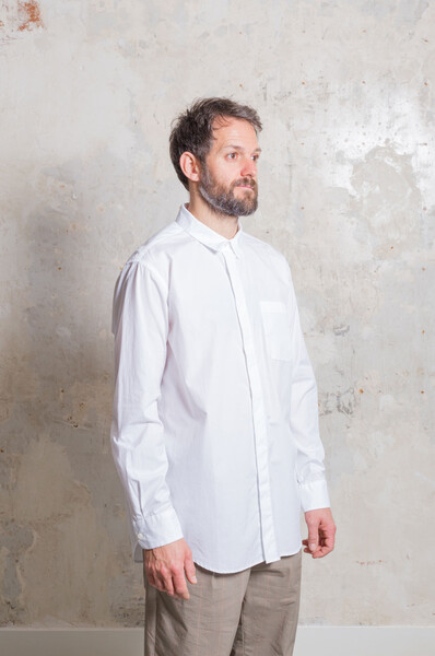 Engineered Garments - Short Collar Shirt - White 100's 2Ply Broadcloth