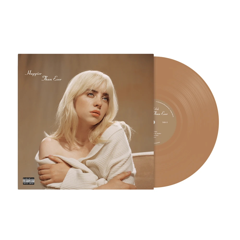 Billie Eilish - Happier Than Ever Édition Limitée Vinyle Couleur Sienn - Vinyl Collector Store
