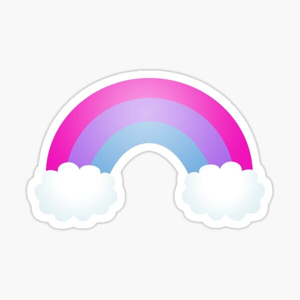 Bisexual Rainbow Pride - Sans texte | Sticker