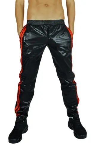 Kinky Pants No Cuffs Scally Red Stripes