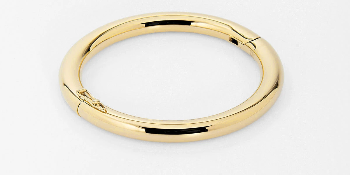 Bracelet Jonc Wafa (Acier doré)