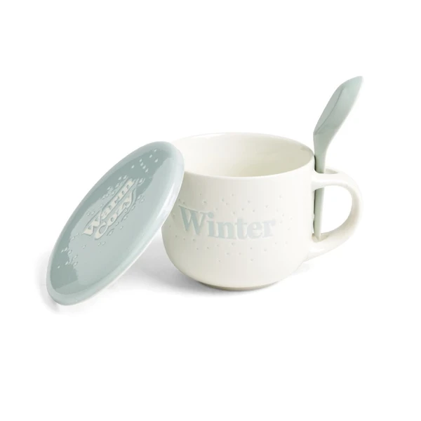 Bol jumbo 62cl avec cuillère et couvercle winter