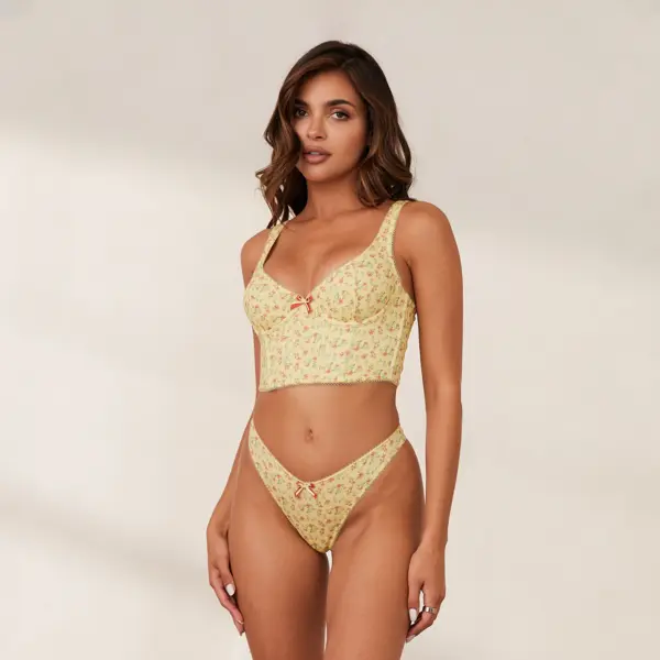 Sweet Longline Soutien-Gorge & G-String Ensemble
