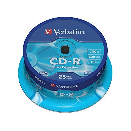 Verbatim (43432) : CD-R 52x 25-pack :  Optical Media