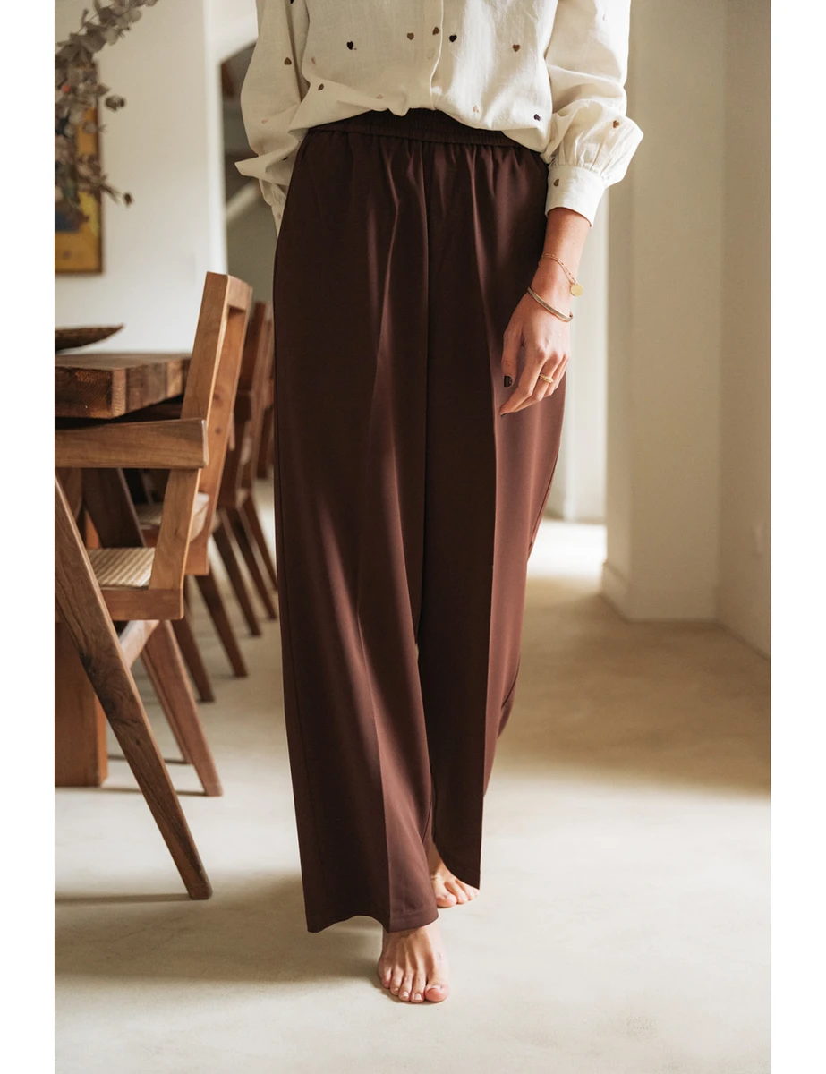 Pantalon Gustave chocolat