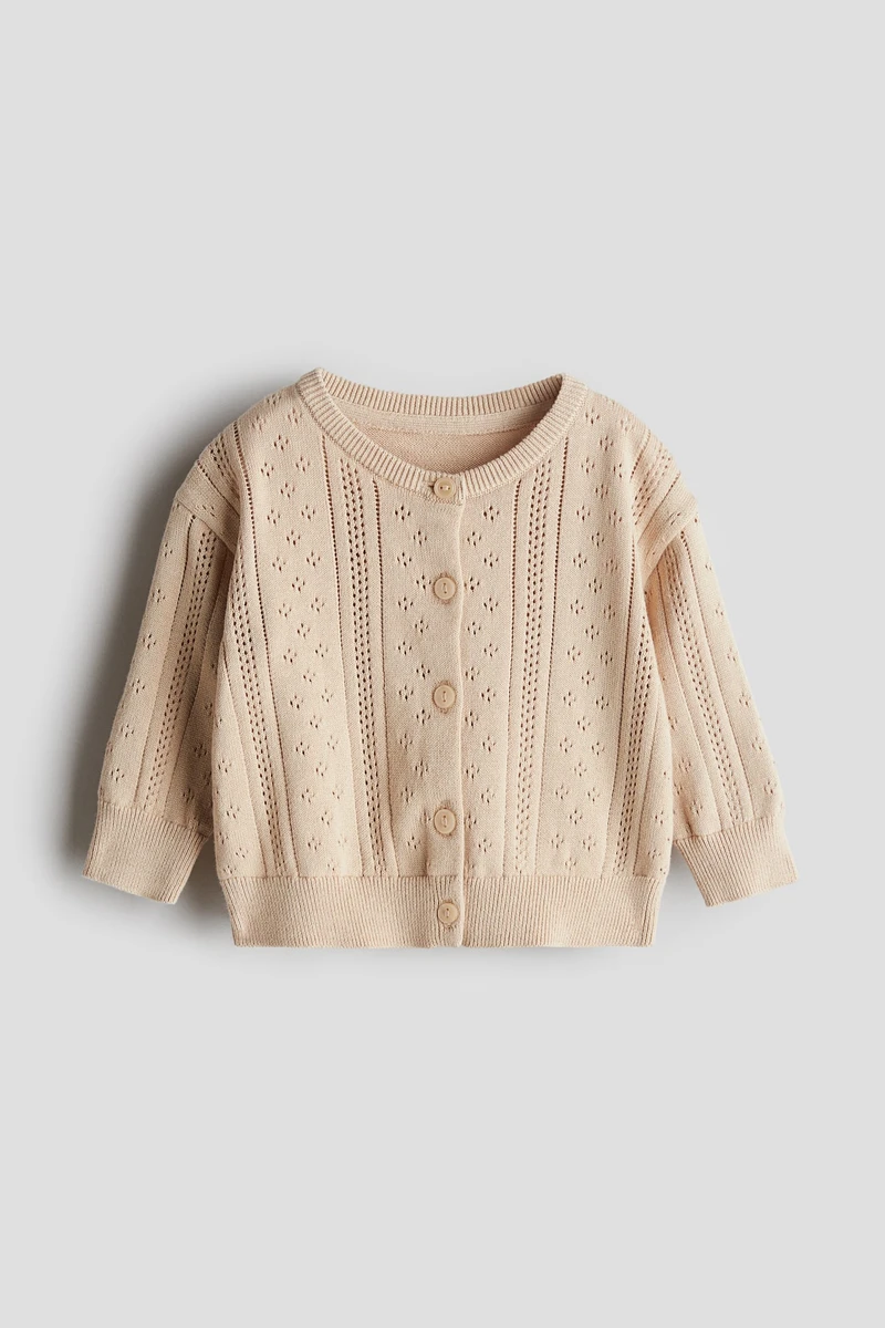 Gilet en maille de coton fantaisie