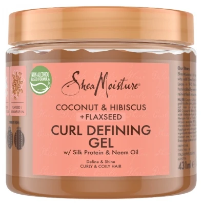 SheaMoisture Coconut & Hibiscus Gel Définition Boucles 431 ML