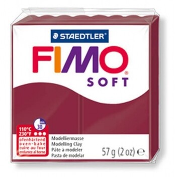 Pâte fimo - Rouge merlot 