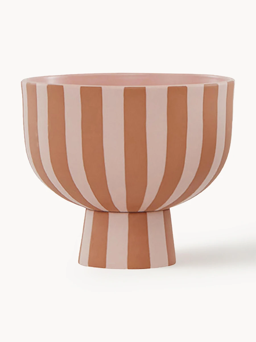 Bol à fruits artisanal Toppu, haut. 13 cm