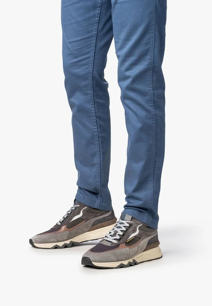 DE ZAGER - Baskets basses - darkgrey