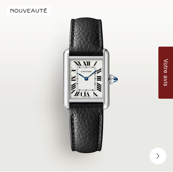Montre tank - Petit modèle 