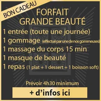 FORFAIT BIEN ETRE - Hammam Pacha Shop