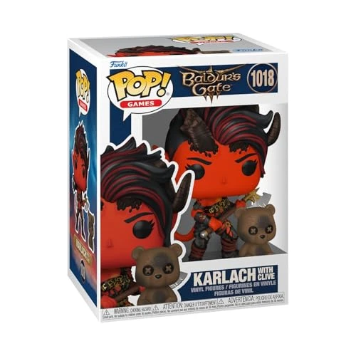 Funko Pop! &amp; Buddy: Baldur's Gate - Karlach &amp; Clive - Baldur's Gate 3 - Figurine en Vinyle à Collectionner - Idée de Cadeau - Produits Officiels - Jouets pour Les Enfants et Adultes