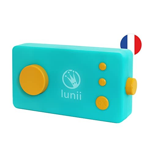 Lunii - Ma Fabrique à Histoires - Conteuse pour enfants de 3 à 8 ans - Album de 48 histoires audio interactives inclus - Boîte à histoires fabriquée en France