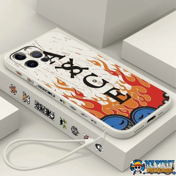 Ace One Piece Phone Case Flame For iPhone Series - Official One Piece Merch Collection 2024 - One Piece Universe Store