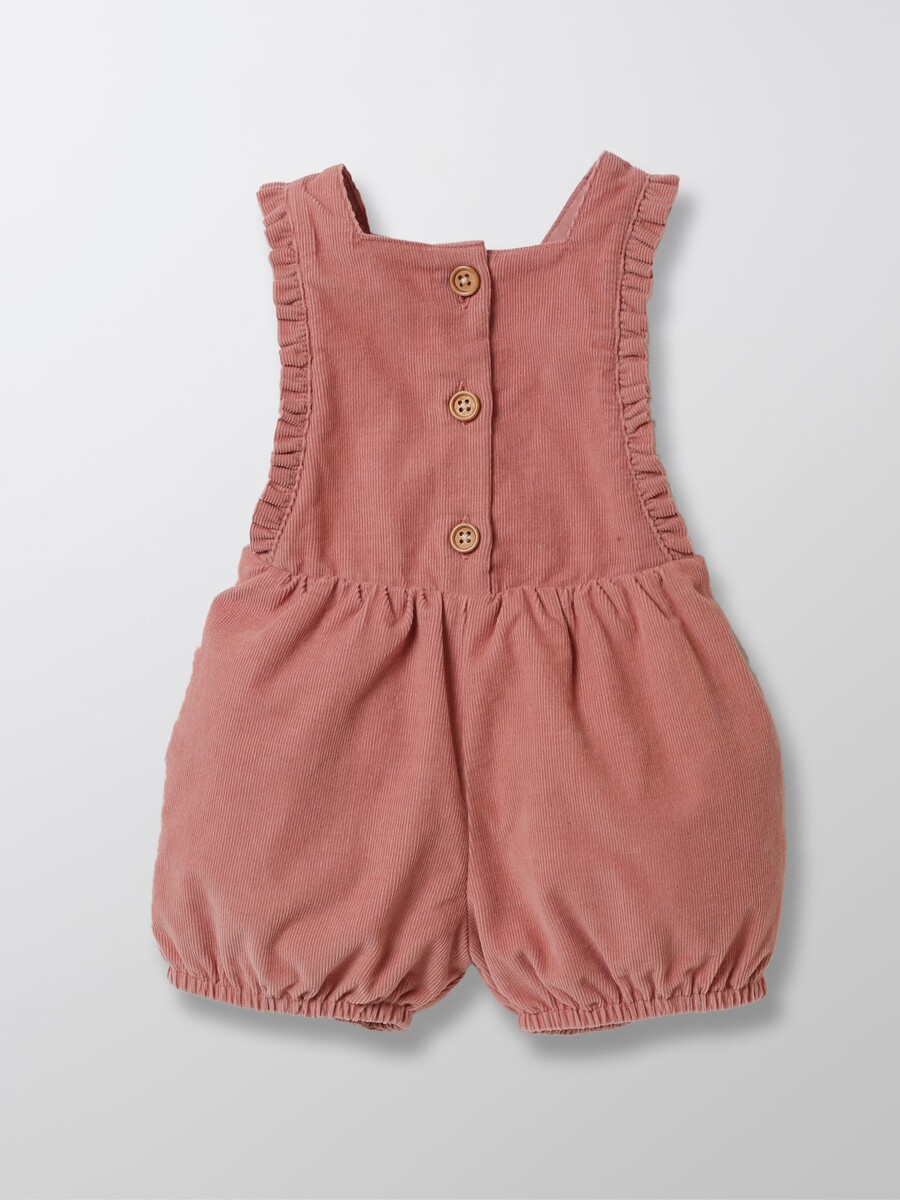 Salopette courte Bébé en velours
