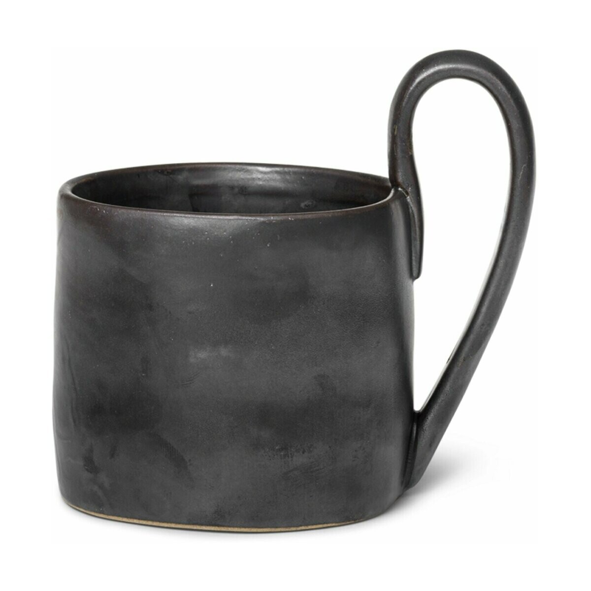 Tasse en porcelaine noire Flow - Ferm Living