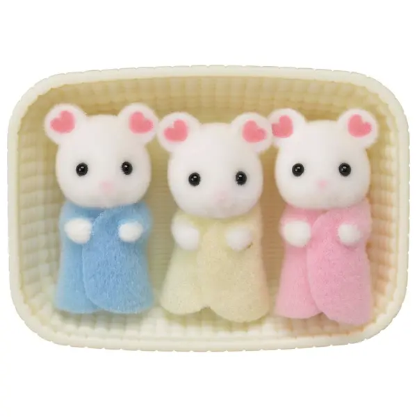 Sylvanian Families - Triplés Souris marshmallow - 5337 | Smyths Toys France