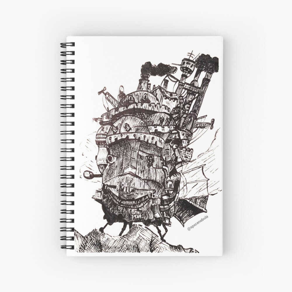 Le château ambulant | Cahier à spirale