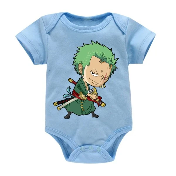Zoro Chibi Bodysuit Onesie Outfit Infant One Piece