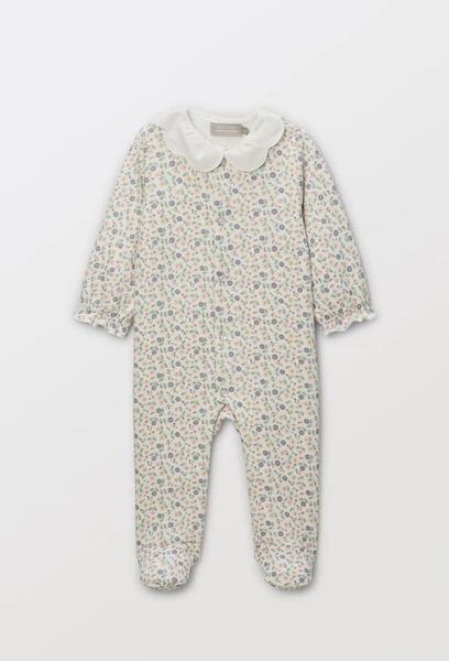 Dors-bien à pieds en coton BIO GOTS - 3 mois