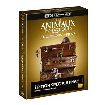Coffret Les Animaux Fantastiques 1 à 3 Édition Spéciale Fnac Blu-ray 4K Ultra HD