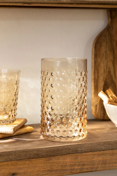 Pack de 4 Verres de Rafraîchissement en Verre 70 cl Ticris