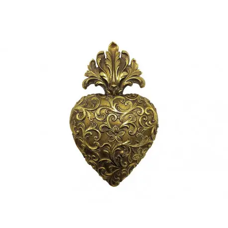 Acheter décoration murale ex-voto coeur motif, Emdé