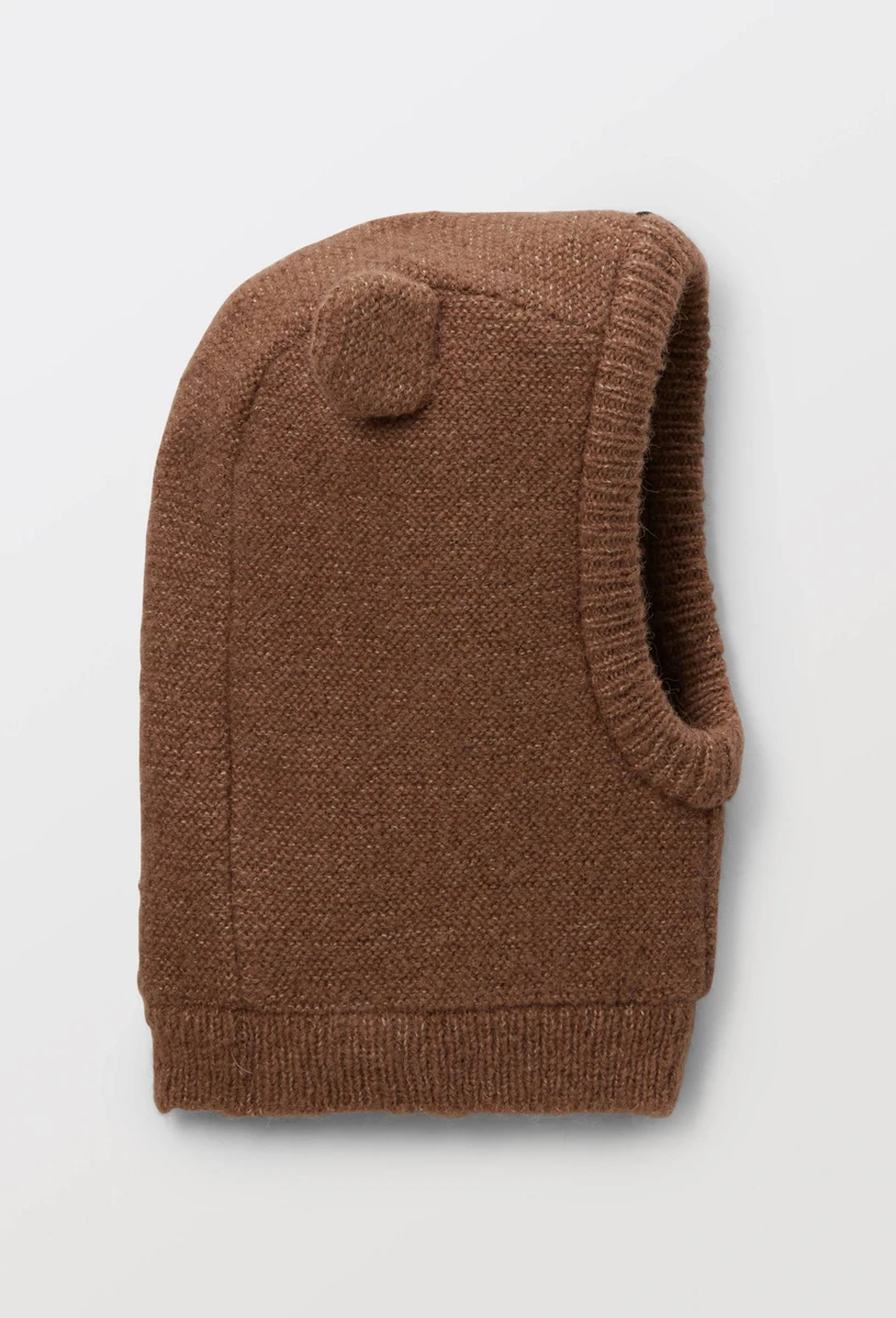 Cagoule en maille doublée polaire