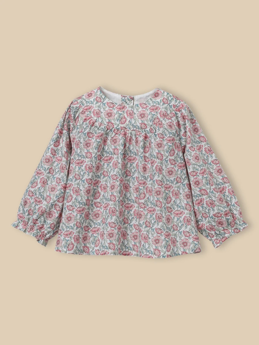 Blouse en tissu Liberty Bébé