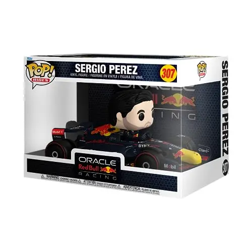 Funko Pop! Ride Super Deluxe: Formula 1- Sergio Perez - Red Bull F1 - Figurine en Vinyle à Collectionner - Idée de Cadeau - Produits Officiels - Jouets pour Les Enfants et Adultes - Sports Fans