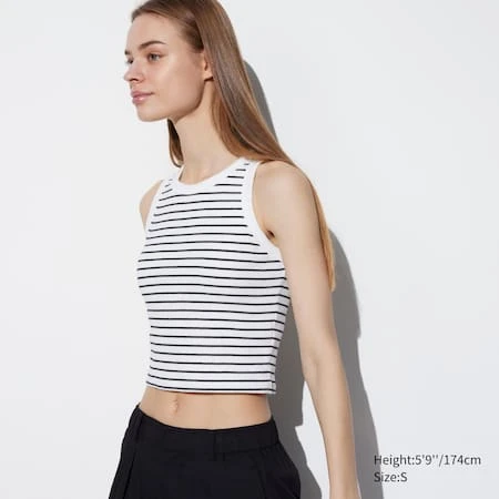 Débardeur Côtelé Soutien-Gorge Intégré | UNIQLO FR