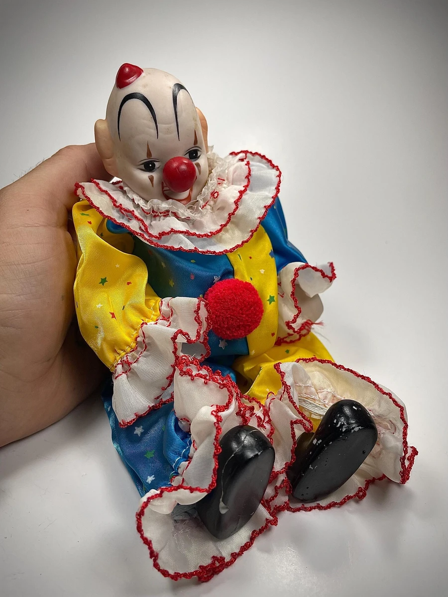 Vintage Porcelain Clown Doll. Dynasty Dolls.