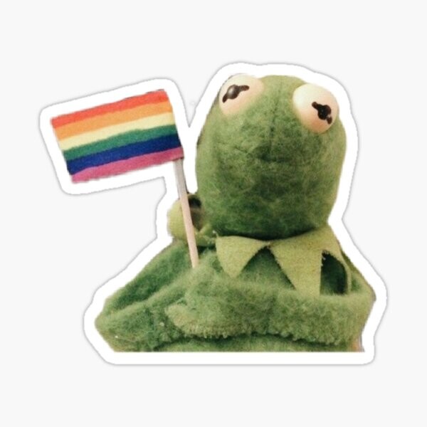 drapeau de fierté kermit | Sticker
