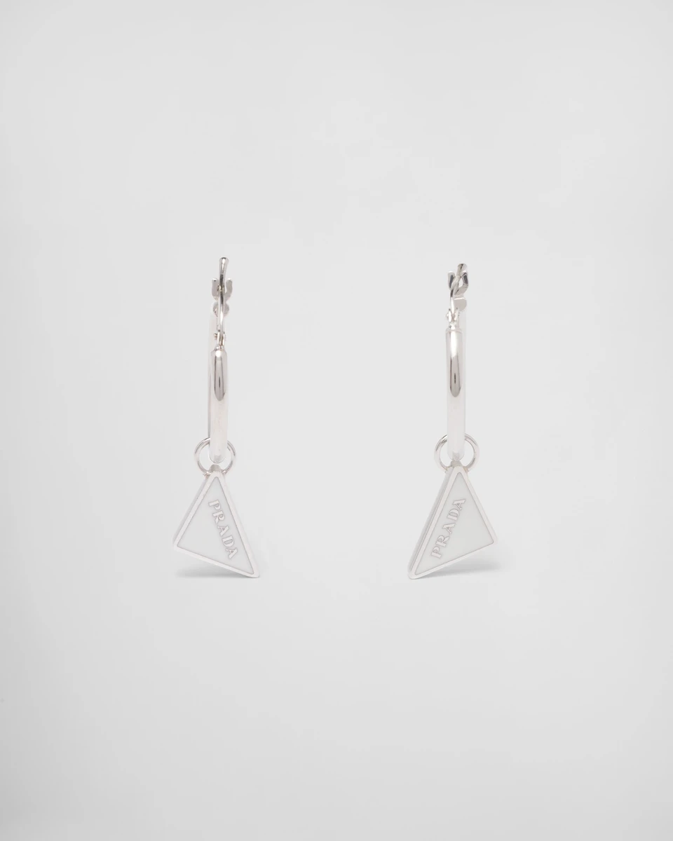 Boucles d’oreilles pendantes Prada Symbole